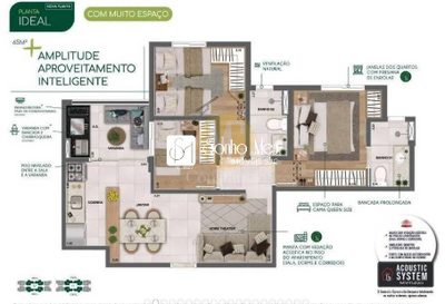 Apartamento, 3 quartos, 65 m² - Foto 2