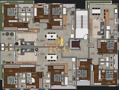 Apartamento, 3 quartos, 100 m² - Foto 2