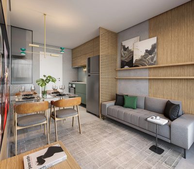 Apartamento, 1 quarto, 29 m² - Foto 2