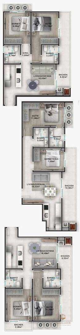 Apartamento, 2 quartos, 67 m² - Foto 4