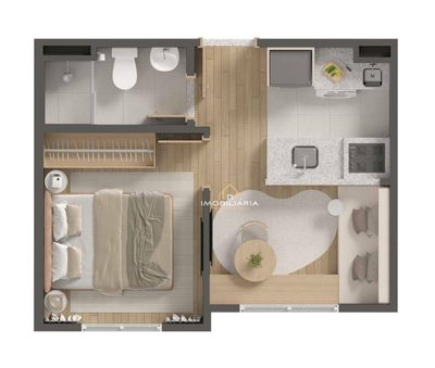 Apartamento, 1 quarto, 24 m² - Foto 5