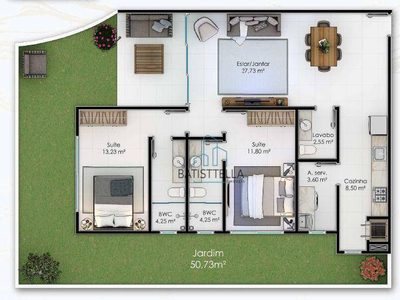 Apartamento, 2 quartos, 140 m² - Foto 2