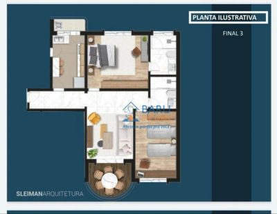 Apartamento, 2 quartos, 80 m² - Foto 2