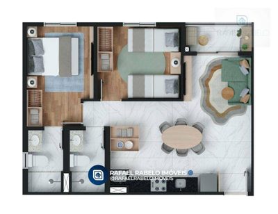 Apartamento, 2 quartos, 51 m² - Foto 4
