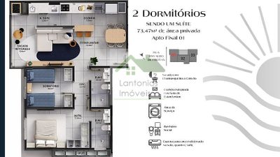 Apartamento, 2 quartos, 73 m² - Foto 5