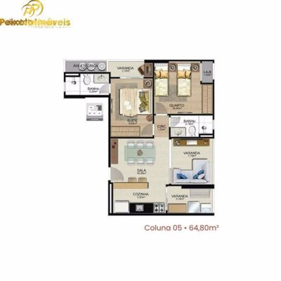 Apartamento, 3 quartos, 65 m² - Foto 2
