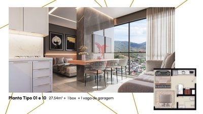 Flat/Apart Hotel, 1 quarto - Foto 1