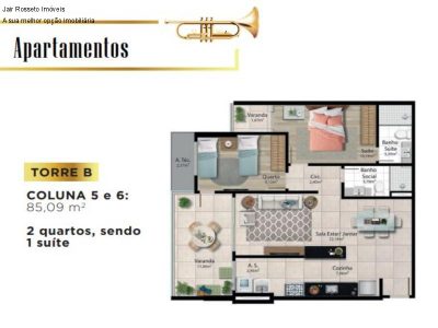 Apartamento, 3 quartos, 83 m² - Foto 5