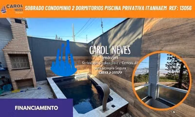 Casa de Condomínio, 2 quartos - Foto 1