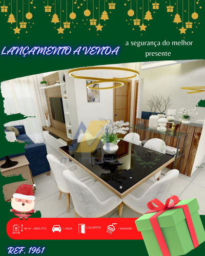 Apartamento, 2 quartos, 46 m² - Foto 2