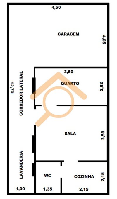 Casa, 1 quarto, 80 m² - Foto 3