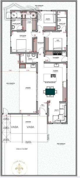 Casa, 3 quartos, 134 m² - Foto 2