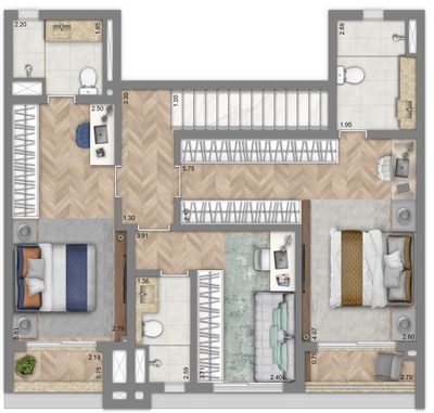 Apartamento, 3 quartos, 147 m² - Foto 3