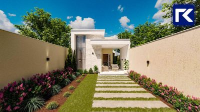 Casa, 3 quartos, 90 m² - Foto 1