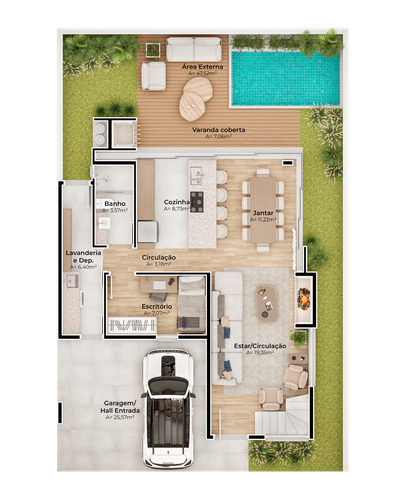 Casa, 3 quartos, 213 m² - Foto 2