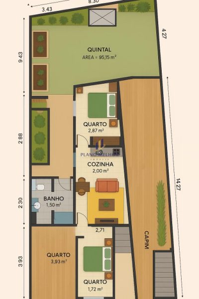 Cobertura, 3 quartos, 99 m² - Foto 2