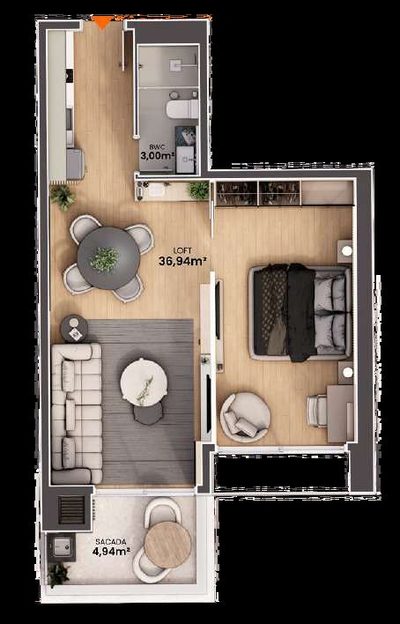 Loft, 76 m² - Foto 3