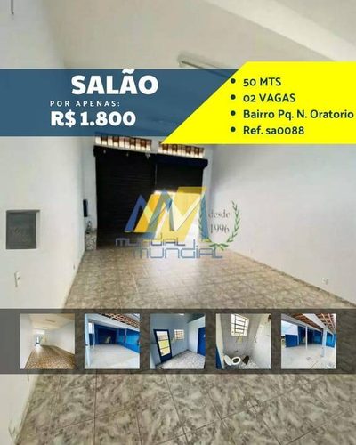 Loja-Salão, 50 m² - Foto 1