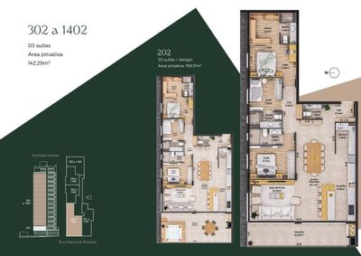 Apartamento, 3 quartos, 142 m² - Foto 3