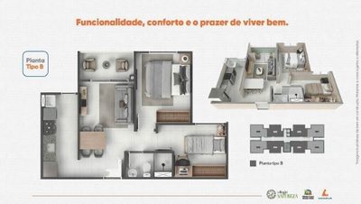 Apartamento, 2 quartos, 43 m² - Foto 4