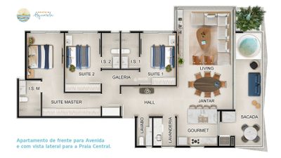 Apartamento, 3 quartos, 165 m² - Foto 2