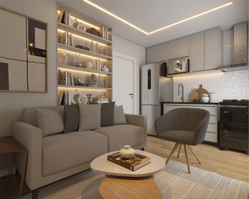 Apartamento, 1 quarto, 28 m² - Foto 3