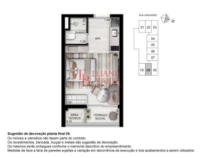 Kitnet-Studio, 25 m² - Foto 1