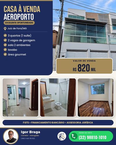 Casa, 3 quartos - Foto 1