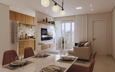 Apartamento, 2 quartos, 50 m² - Foto 2