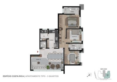 Apartamento, 3 quartos, 93 m² - Foto 4