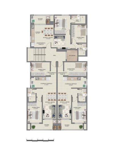 Apartamento, 2 quartos, 69 m² - Foto 2