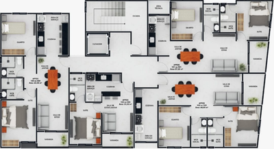 Apartamento, 2 quartos, 57 m² - Foto 2