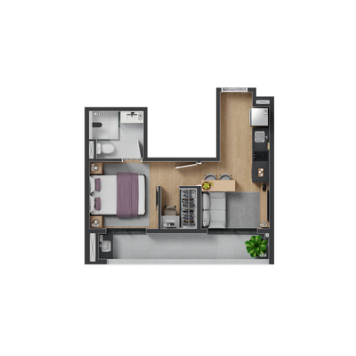 Casa, 1 quarto, 38 m² - Foto 5