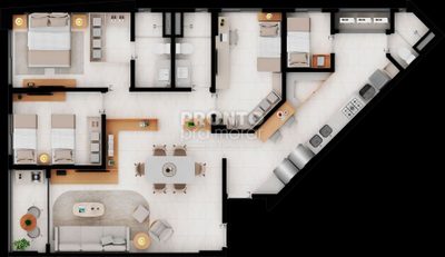 Apartamento, 3 quartos, 105 m² - Foto 2