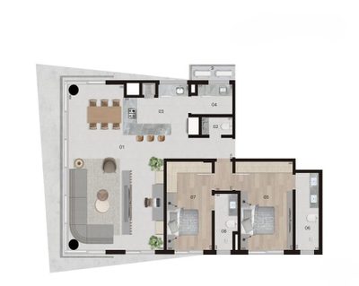 Apartamento, 2 quartos, 118 m² - Foto 5