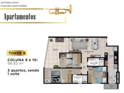 Apartamento, 3 quartos, 83 m² - Foto 3