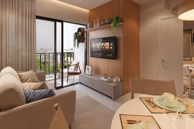 Apartamento, 2 quartos, 37 m² - Foto 3