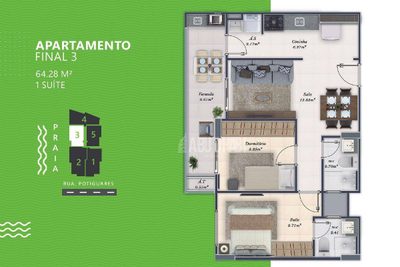 Apartamento, 2 quartos, 64 m² - Foto 5