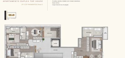 Apartamento, 4 quartos, 221 m² - Foto 2