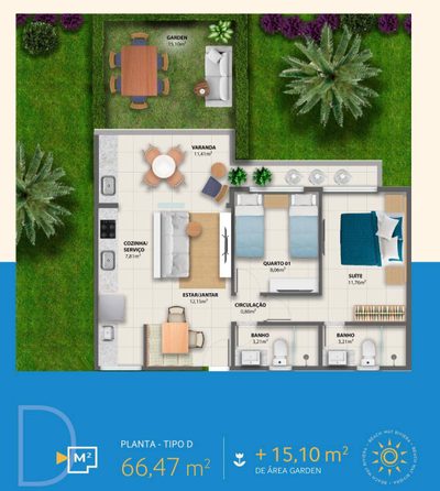Apartamento, 2 quartos, 53 m² - Foto 4