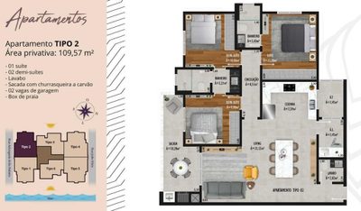 Apartamento, 2 quartos, 88 m² - Foto 5