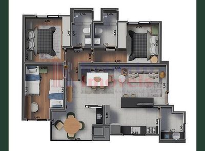 Apartamento, 3 quartos - Foto 4