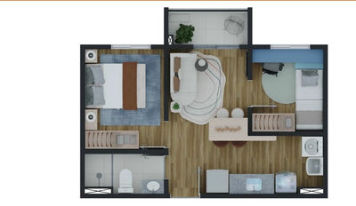 Apartamento, 2 quartos, 38 m² - Foto 5