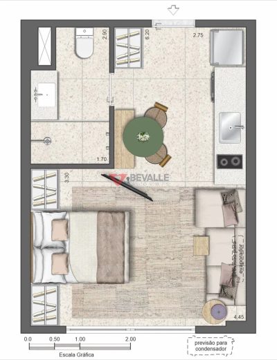 Apartamento, 1 quarto, 27 m² - Foto 5