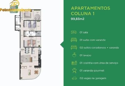 Apartamento, 99 m² - Foto 3