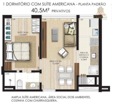 Apartamento, 1 quarto, 40 m² - Foto 4