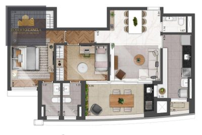 Apartamento, 3 quartos, 95 m² - Foto 3