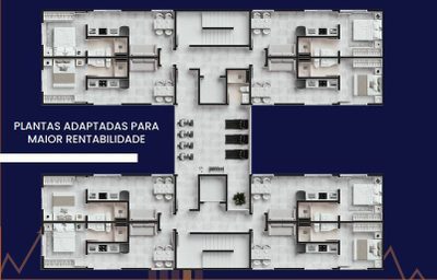 Apartamento, 1 quarto, 32 m² - Foto 2