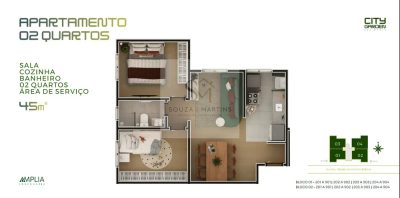 Apartamento, 2 quartos, 45 m² - Foto 4