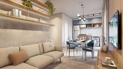 Apartamento, 2 quartos, 54 m² - Foto 3